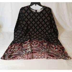 Derek Heart A-Line Long Sleeve Dress‎